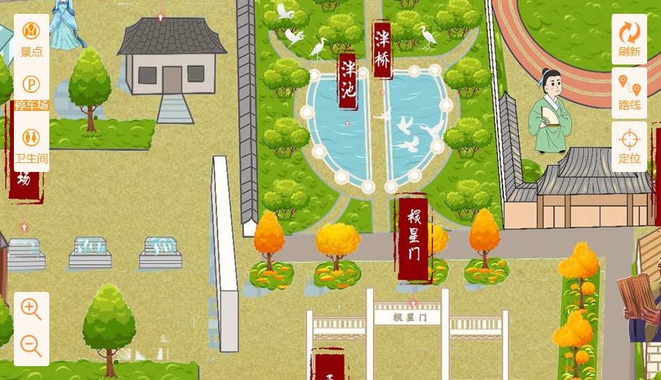 牙克石手绘地图景区语音讲解导览系统：智慧景区建设的基石